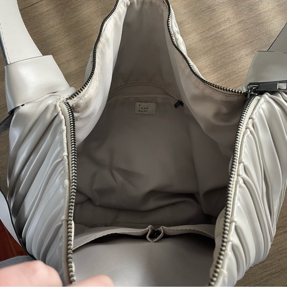 A new day Taupe Pleated Large Hobo Bag - Picture 4 of 4